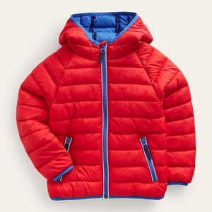 Pack-Away Padded Jacket-Red