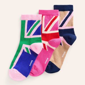 3 Pack Novelty Socks-Union Jack