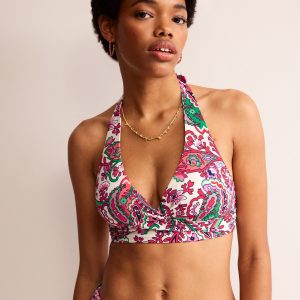 Levanzo Halter Bikini Top-Multi. Fantastical