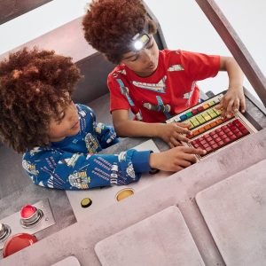 Glow-In-The-Dark T-shirt-Poppy Red Satellite