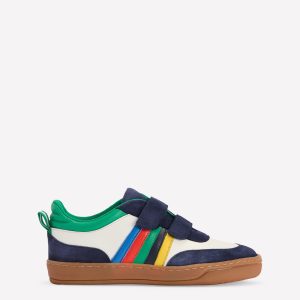 Colourblock Sneakers-Soft Ivory Multi Stripe