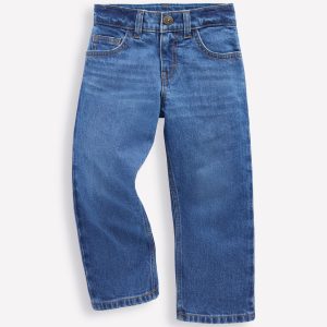 Everyday Straight Jeans-Mid Wash