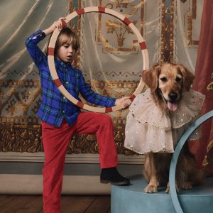 Classic Cord Pants-Carmine Red