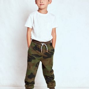Printed Comfy Sweatpants-Camo