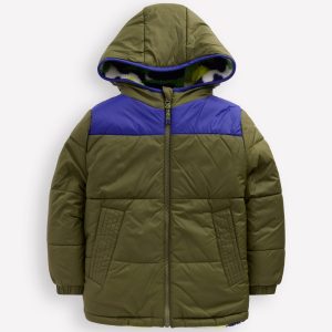 Reversible Cosy Borg Jacket-Green Camo