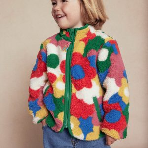 Eden Borg Zip-Through Jacket-Multi Flower Power