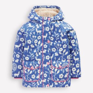 Sherpa Lined Anorak-Bluejay Woodland