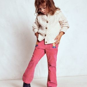 Kick Flare Pants-Rose Pink