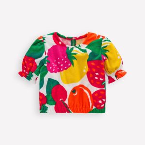 Towelling Top-Multi Giant Fruit