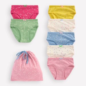 7-Pack Pointelle Underwear-Multi Stars