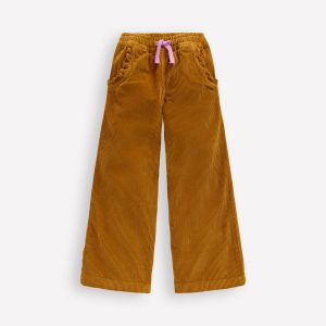 Relaxed Cord Pants-Toffee Brown