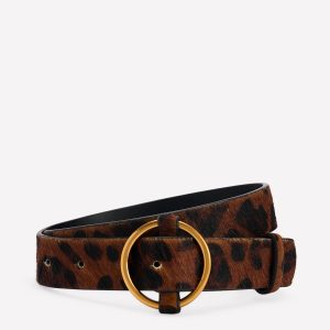 Heritage Classic Belt-Leopard Pony