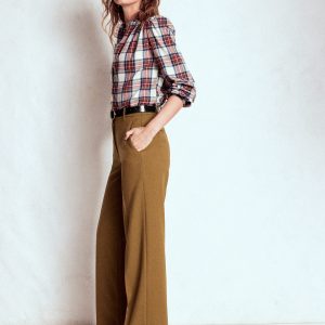 Belgravia Tailored Pants-Tobacco