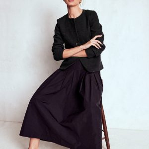 Hampstead Textured Blazer-Black