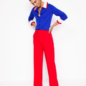 Westbourne Ponte Trousers-Hot Pepper