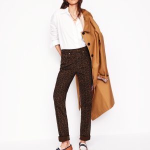 Girlfriend Jeans-Leopard