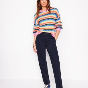 Barnsbury Chino Pants-Navy