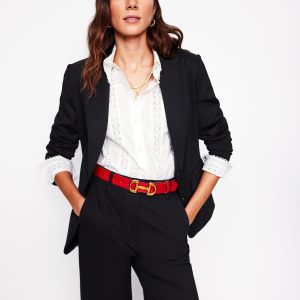 Marylebone Ponte Blazer-Black