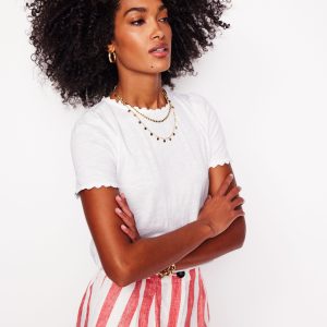 Ali Ricrac T-shirt-White