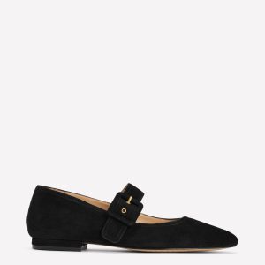 Vic Chisel Toe Mary Janes-Black