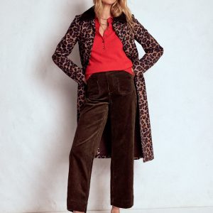 Primrose Cord Pants-Espresso