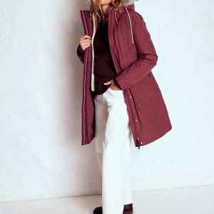 4-In-1 Hooded Parka-Chestnut. Dijon. Pop Pansy